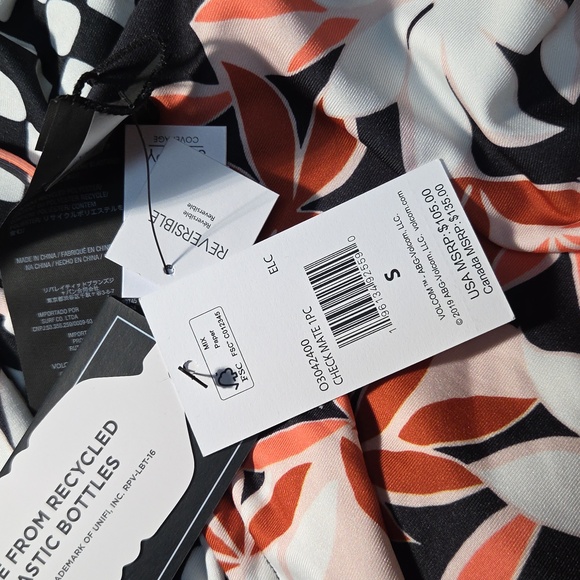 Volcom Floral Reversible One Piece - Picture 6 of 6